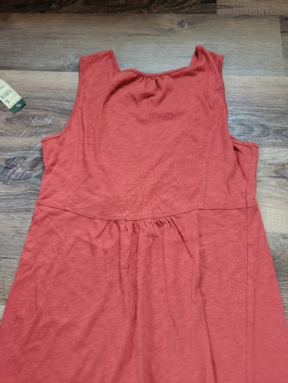 🍁 NWT Eddie Bauer Burnt Orange Cotton Dress Small